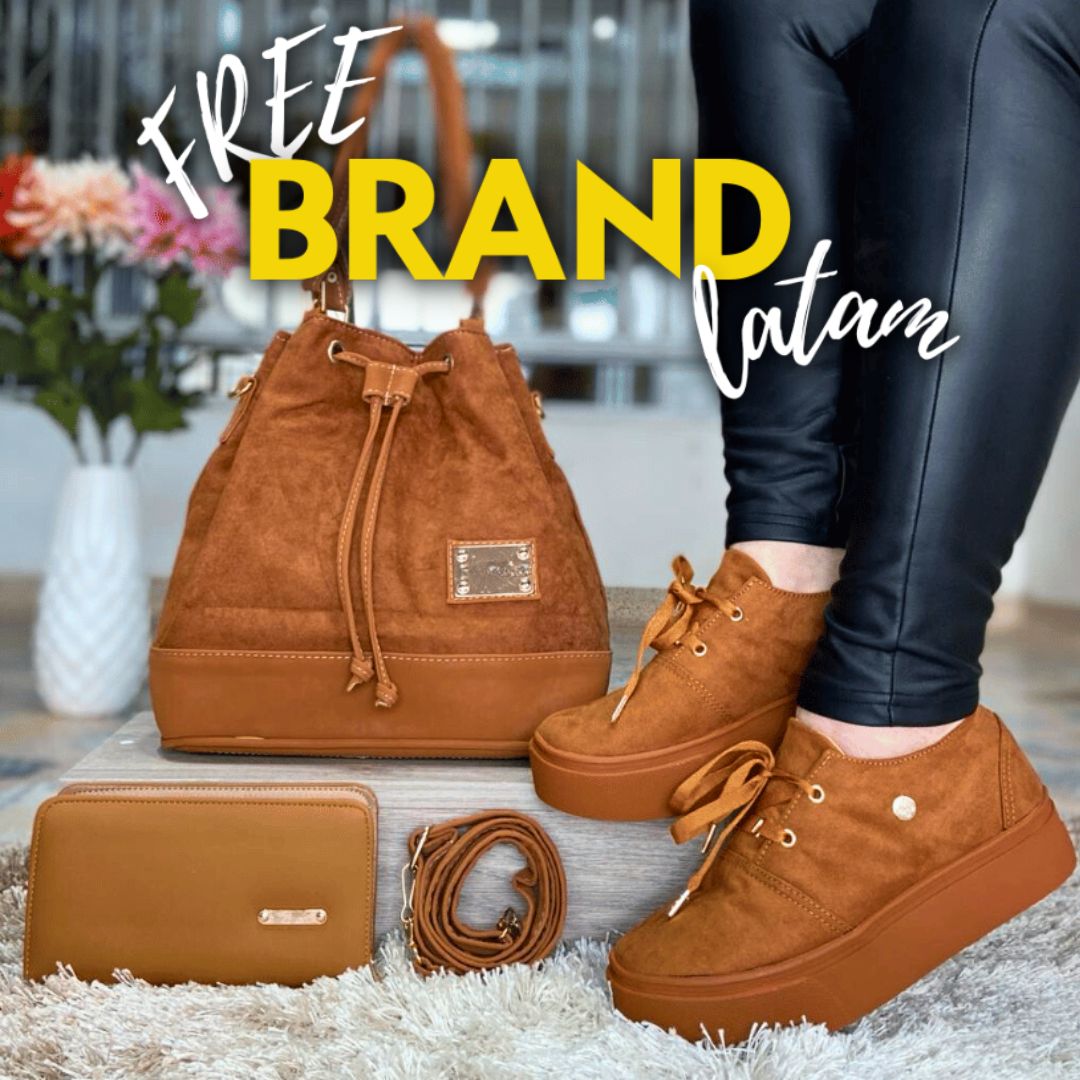 Kit Fem Free Brand Bolso Billetera Calzado Free Brand Latam